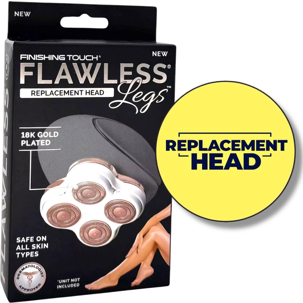 Finishing Touch Flawless Legs Replacement Shaving Head 18K Gold Plated